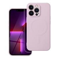 Case for iPhone 17 Pro Max / 18 Pro Max Silicone Mag Cover compatible with MagSafe (camera protection) pink