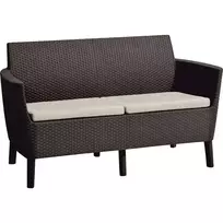 Keter Salemo 2-Seater Sofa brown