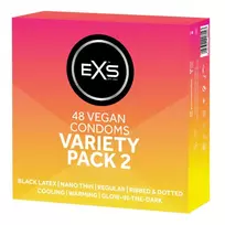 EXS Condoms Variety Pack 2, 48 vnt. prezervatyvų rinkinys