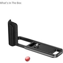 SmallRig 5448 L-Shaped Mount Plate with Silicone Handle for FUJIFILM X-E5 Black