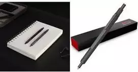 Tušinukas rotring 600 Graphite – metalinis korpusas, sukimo mechanizmas, segtukas