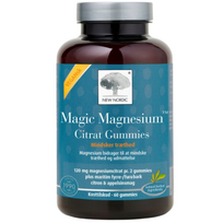 Magnio guminukai NEW NORDIC MAGIC MAGNESIUM CITRAT GUMMIES, 60 vnt. (Dabar -40%)