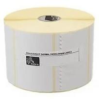 Zebra Z-PERF 1000T 29X10MM LAB.PAPER UNCOATED PERM 25MM CORE 12/BOX 3013453-T