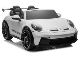 Vaikiškas elektromobilis Porsche GT3, baltas