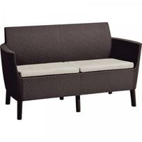 Keter Salemo 2 Seater Sofa brown