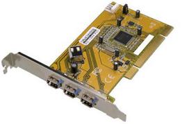 „Dawicontrol PCI“ valdiklis – 4x „FireWire 400“ (DC-1394)
