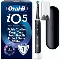 Oral-B iO5 electric dantų šepetėlis, juodas + travel case
