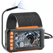 Endoskopo kamera Luce boroskopas a dvigubu lęšiu con kabeliu Semirigido 15 m ekranu 109 mm 1080P Luci LED Zoom 4X Telecamera a Serpente Impermeabile IP67 Idraulica Telecamera Ispezione