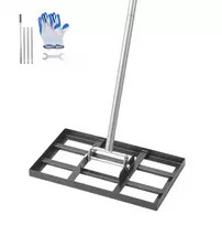 Vejos lyginimo grėblys rankena 1980 mm pagrindo plokštė 254x430 mm 5 aukščio pozicijos