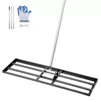 Vejos lyginimo grėblys rankena 2130 mm pagrindo plokštė 254 x 914 mm