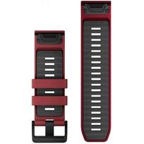 Garmin 26mm QuickFit Silicone Strap Marsala/ Graphite