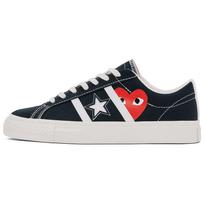 Comme des Garçons PLAY x Converse One Star Academy Pro Juodi Egreto spalvos Unisex Kėdainiai Raudoni A09870C 35 white