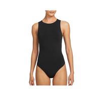 Nike Swoosh Forma Slaptas Išgarinimas Patogus Universalus Paprastas Madingas Vienspalvis Bodis Moteriškas bodis HQ7007-011 L black