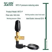 Slėgio reguliavimo vožtuvas AR siurbliams: VRT3-P310 Mikro jungiklis, Žalvarinis 3/8  FPT, 4500 PSI VRT3-P