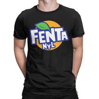 F-Fenta NYL Men T Shirt Novelty Tee Shirt Short Sleeve Round Collar T-Shirts Pure Cotton Graphic Printed Clothes M blue