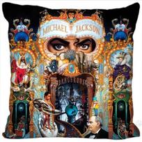 Custom Super Star Michael Jackson Square Pillowcases zipper Fashion Custom Pillow Case    Drop Shipping,(1) 30x30cm