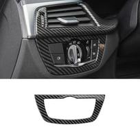 For BMW 5 series G30 G38 2018- Carbon Fiber Center Console Dashboard Panel Cover Trim Stickers Interior Tuning Accessories LHD
