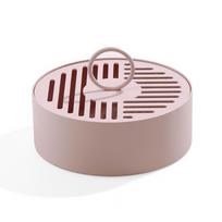 Rustproof Mosquito Coil Holder Round Carbon Steel Mosquito Incense Plate with Handle Heat Resistant Mosquito Coil Tray