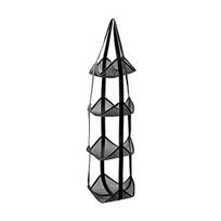 Over The Door Ball Organizer Hanging Storage Bag Over The Door 3 or 4 Tiers Hanging Mesh Bag for Basketballs Stuffed Animals Garage Kids Room Nursery Four Layer juoda