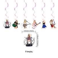 In Stock: Taylor Swift Theme Birthday Party Cake Topper & Banner Decoration Set.