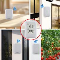 Wireless Thermometer with Hanging Hole Temperature Humidity Meter with Support Frame Digital Thermometer for Home Office China Mainland