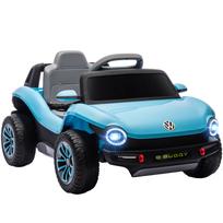 Elektrinis automobilis vaikams nuo 3 metų Volkswagen E-Buggy 12V su nuotolinio valdymo pulteliu 2.4 G Ratukai su pakaba Mėlynas 98 x 56.5 x 47 cm