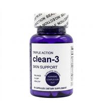 Clear Skin & Acne Support Supplement - 3-in-1 Hormone, Gut & Complexion Formula with Zinc, DIM, Probiotics & Hyaluronic Acid (60 Count) 1pack