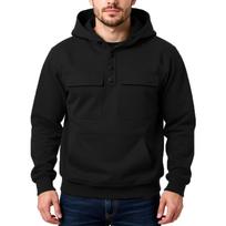 Hooded Sports Tracksuit Unisex Running Outfits Long Sleeve Pullover Hoodies Sweatshirt L