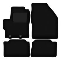 Black velour floor mats for: Toyota Yaris IV hatchback (2020-)