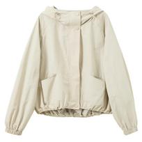 Sancai Plus Size Women's 2026 Spring Hooded Zip Jacket L