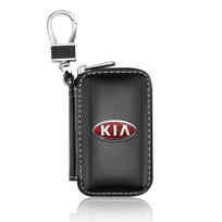 Odinis emblemos automobilio rakto dėklas Raktų pakabukas Užtrauktukas Rakto dėklas Krepšio priedai KIA Sportage Ceed Rio 3 4 Picanto Soul Forte Cerato sorento picanto KIA juoda