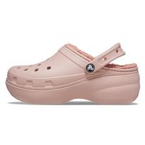 Crocs Womens Classic Platform Lined Clog Pink Clay Women 207938-6TY 34-35 beige