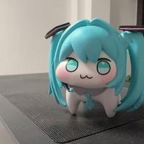 Doro Hatsune Miku Action Figures Q Version PVC Anime Model Figures Cute And Charming Cartoon Adorable Desktop Decoration Toy Doll Present