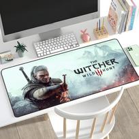 The W-Witchers Mouse Pad Rubber Mat Laptop Xxl Mousepad Notebook Gamer Computer Table Gaming Accessories 600x300x2mm gray