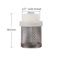 6-19mm Stainless Steel Mesh Filter Garden Irrigation Pump Protection Hose Filter Water Cleaning Mesh Brass Filter