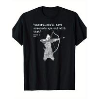 's Funny King Harold 1066 Battle of Hastings T-Shirt - Viking Warrior & Anglo-Saxon Humor, Vintage Medieval History Quote, Loose Fit Short Sleeve Tee S juoda