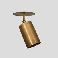 Mid Century Adjustable Brass Spotlight Vintage Flush Mount Ceiling Light Antique Industrial Lamp for Kitchen Hallway Living Room Decor