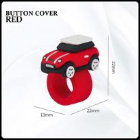 For Mini Cooper Universal For Car Silica Gel One-button Start Stop Stickers Cover Ornament Interior Auto Accessories Decoration Button Cover-Red