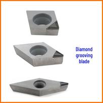 Diamond Blade VCGT160404/DCGT11T304 for Chip Removal Spindle VCGT160404 PCD Grooving