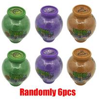 Plants VS Zombies Clay Pots Surprise Set Toys Sliding Car Action Figures Peashooter SunFlower Pharaoh Zombie Doll Kids Gifts