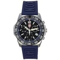 Luminox Pacific Diver Chronograph Navy guminis dirželis Juodas ciferblatas Šveicariškas kvarcinis nardytojo XS.3143 200M Vyriškas laikrodis juoda