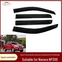 Acrylic Rain Guards for Nissan Navara NP300 - Car Accessories Visors 4 pieces/set for Navara NP300 2016- juoda