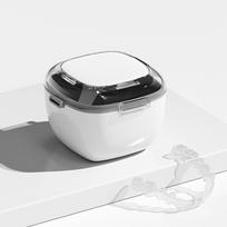 Portable Double Layer Invisible Braces Box  Oral Cleaning False Teeth Box Denture Storage Box Draining Orthodontic Retainer Case balta