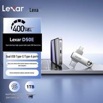 Lexar D50E 512GB USB 3.2 Type-C Dual-Interface Flash Drive gray
