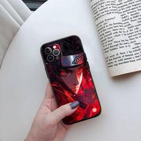 MH103 Naruto Uchiha Itachi telefono dėklas, skirtas iPhone 7 8 11 12 13 14 15 16 17 16E XS Pro Max XR X SE Air iPhone 12 Pro buivolo oda