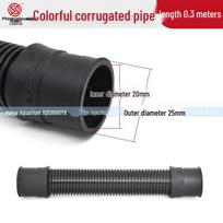 Colorful Thick Corrugated Aquarium Hose: Snake Skin Tube for Fish Tank Pump Connection