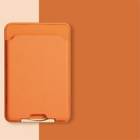 Magnetic PC Leather Wallet Card Stand For Magsafe Phone Magnet Holder Portable Bracket For iPhone 17 16 For Samsung S25 S24Ultra