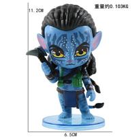 Avatar 2 Neytiri & Jake Sully Figure Model Small Statues Collectibles Desktop Decorations Movie Figure Models Toy Holiday Gifts gray