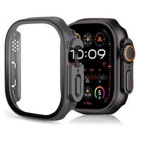 Tempered Glass+Cover For Apple Watch Ultra 3 2 1 49mm PC Bumper Screen Protector Case for iWatch Series Ultra 3 49mm Accessories Ultra-1 49mm