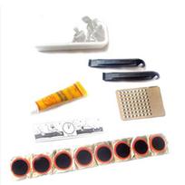 Bicycle Tyre Repair Kit Mountain Bike Tire Mending Equipment Set Accessory Parts gray